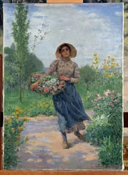 Blumen pflücken, 1897